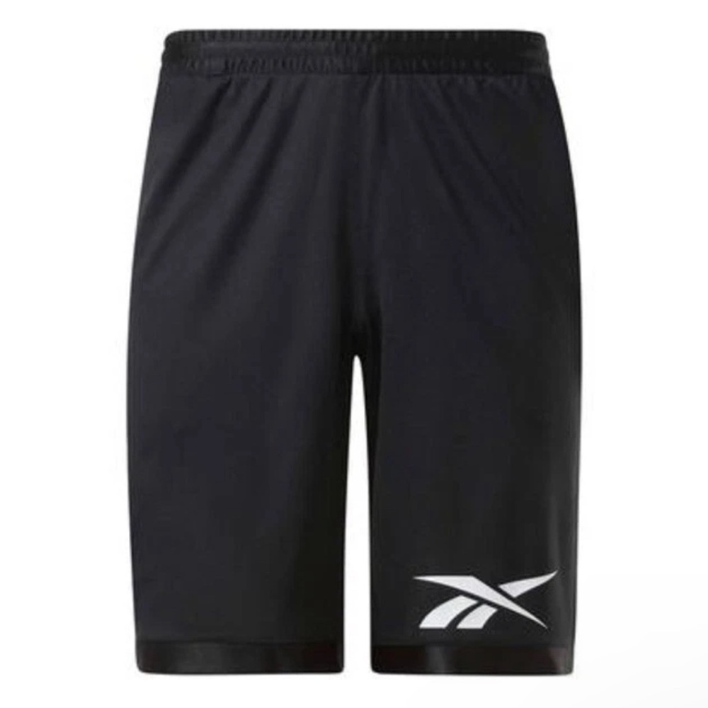NWT Reebok Men’s Basketball Mesh Black Performance Shorts